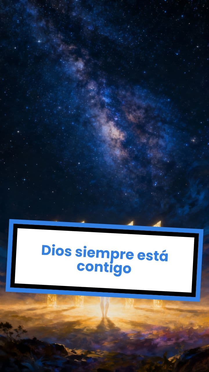 Dios siempre está contigo