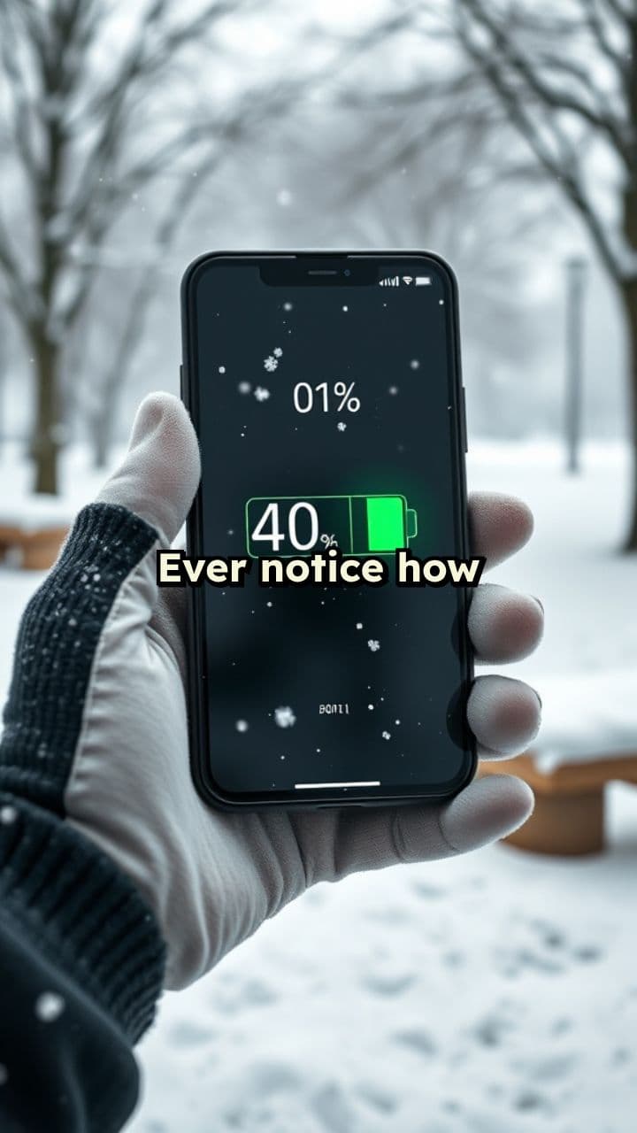 Cold Weather and Your Phone's Battery