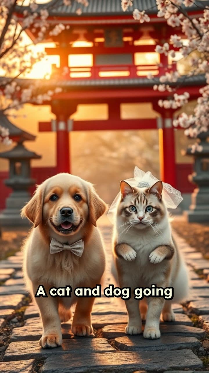Feline and Canine Wedding Adventure