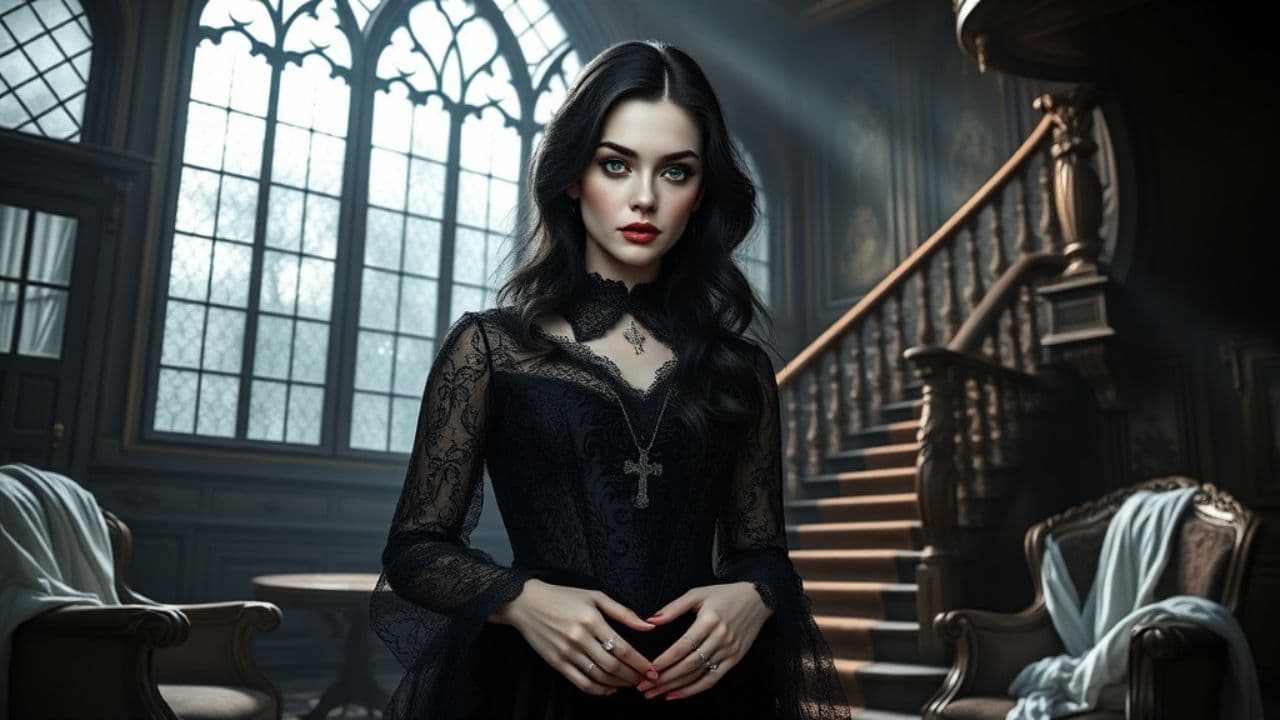 Gothic Figures in Dark Settings