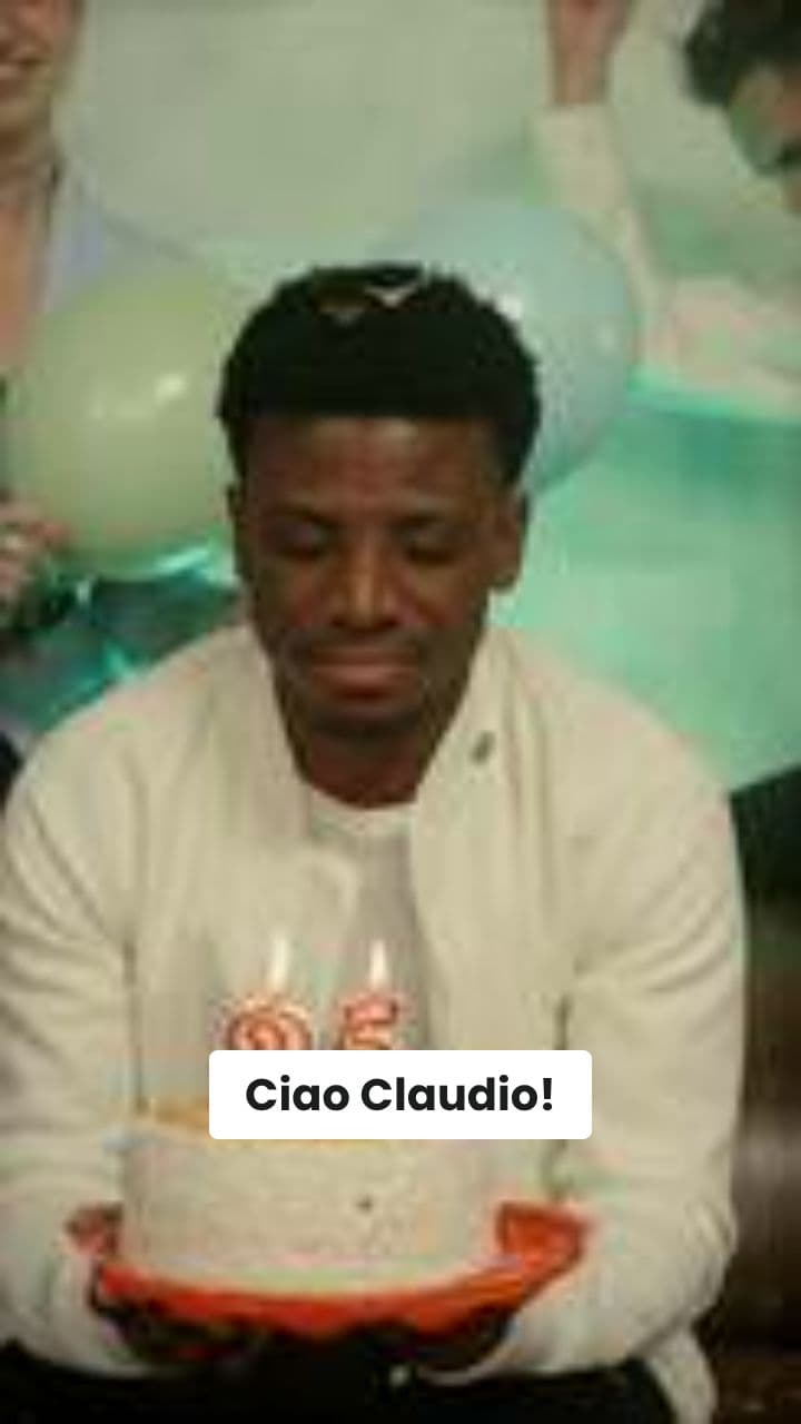 Messaggio di Compleanno per Claudio