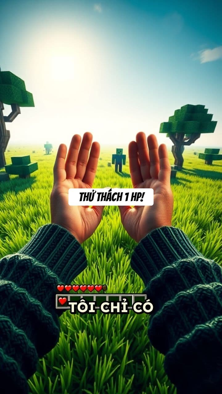 1 HP Minecraft Survival Challenge