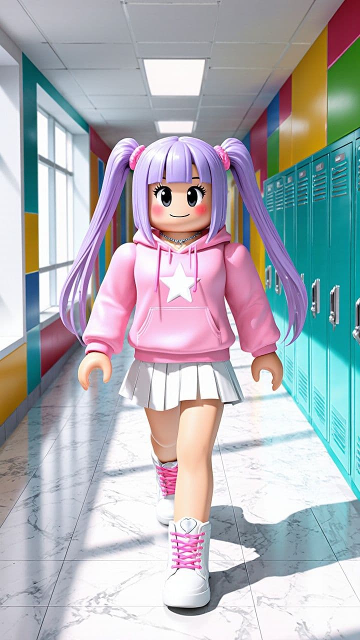 Thoughtful Pause in the Hallway