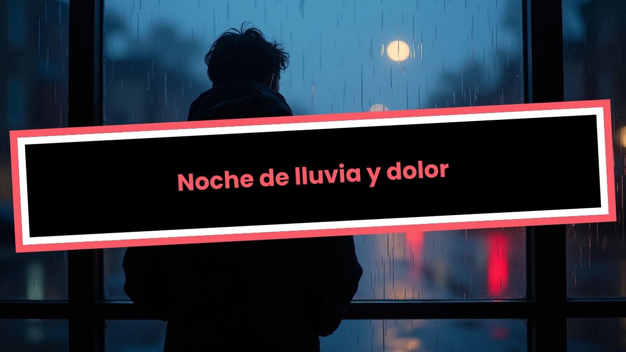 Noche de lluvia y dolor
