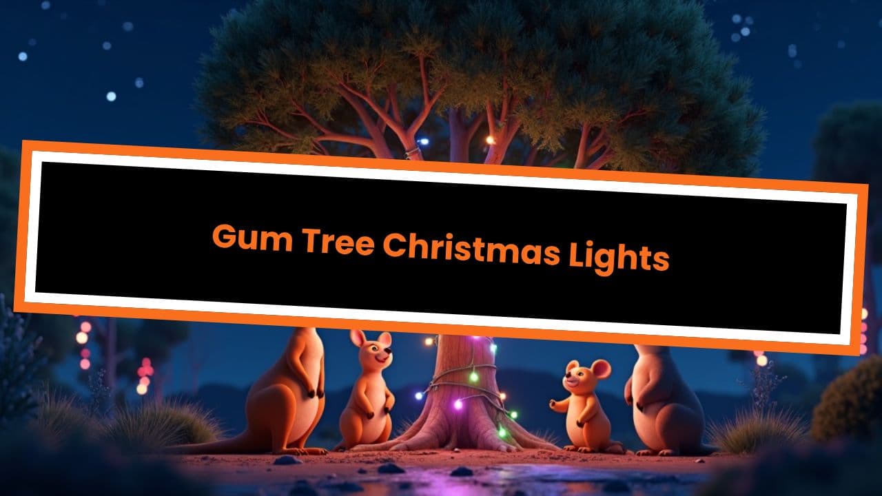 Gum Tree Christmas Lights