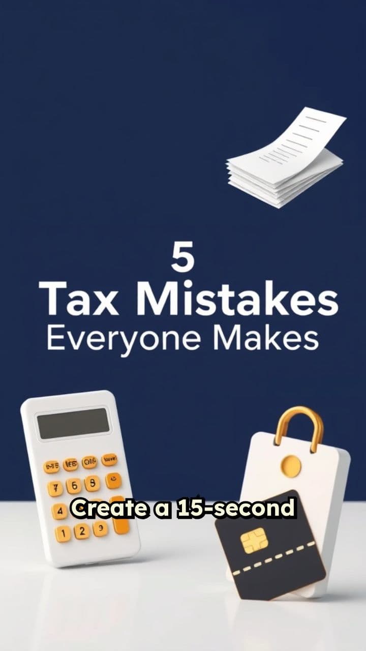 5 Common Tax Mistakes to Avoid