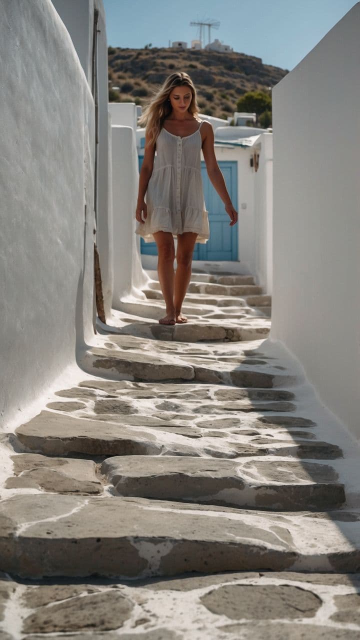 Santorini Sunset Stroll