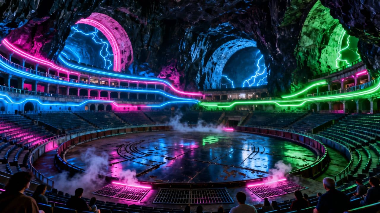 Neon Ring Duel of Rhythm