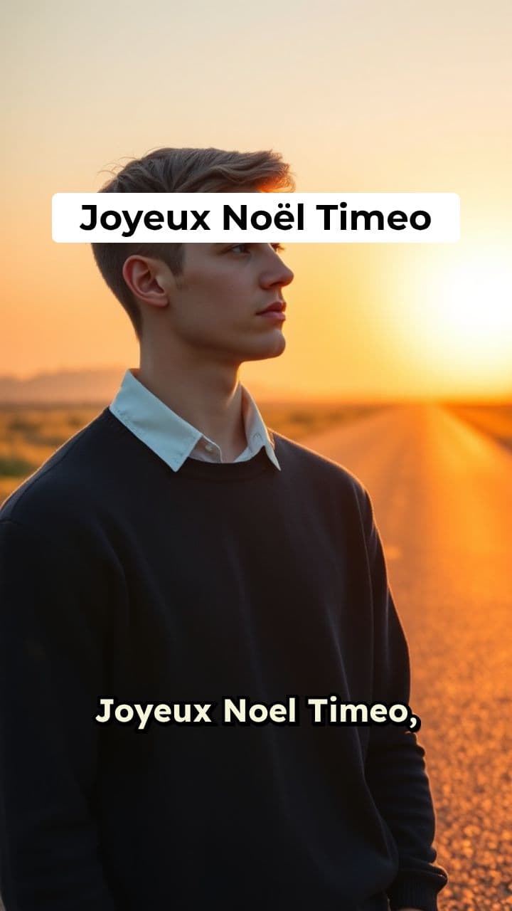 Le Départ de Timeo - Joyeux Noël