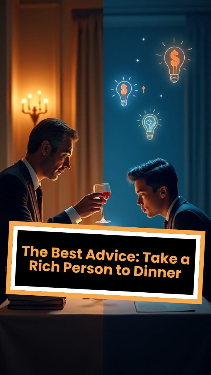 The Best Advice: Take a Rich Person to Dinner