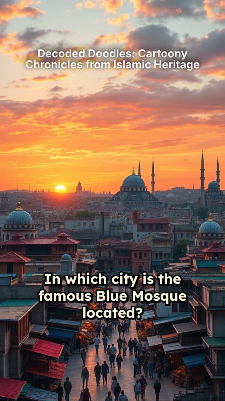 Decoded Doodles: Cartoony Chronicles from Islamic Heritage