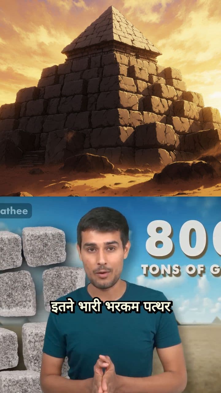 बुर्ज खलीफा से 12 गुना भारी है गीज़ा का पिरामिड!