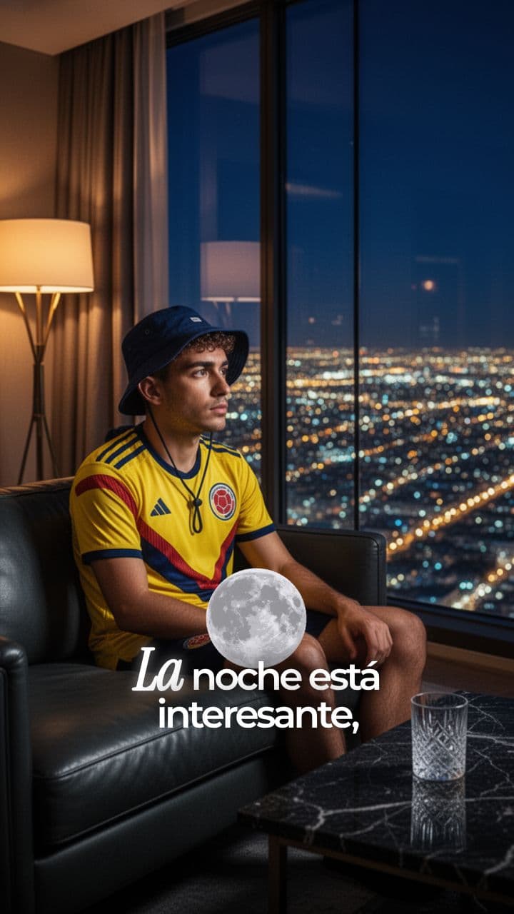 La noche está interesante