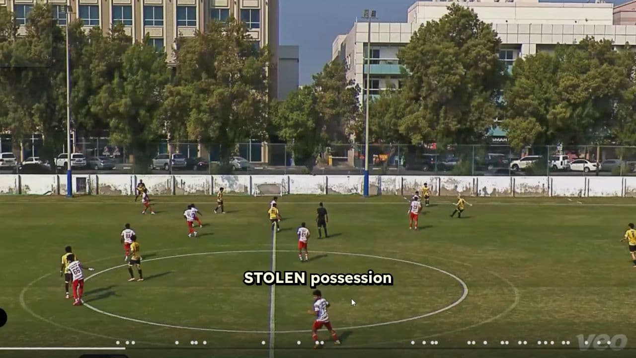 Intense Midfield Battle Unfolds