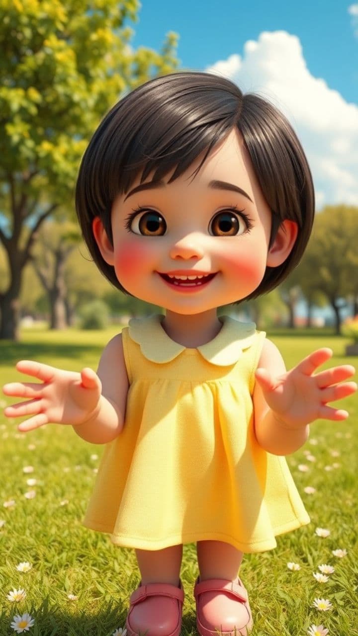 Rahel, Anak Ceria dan Bahagia