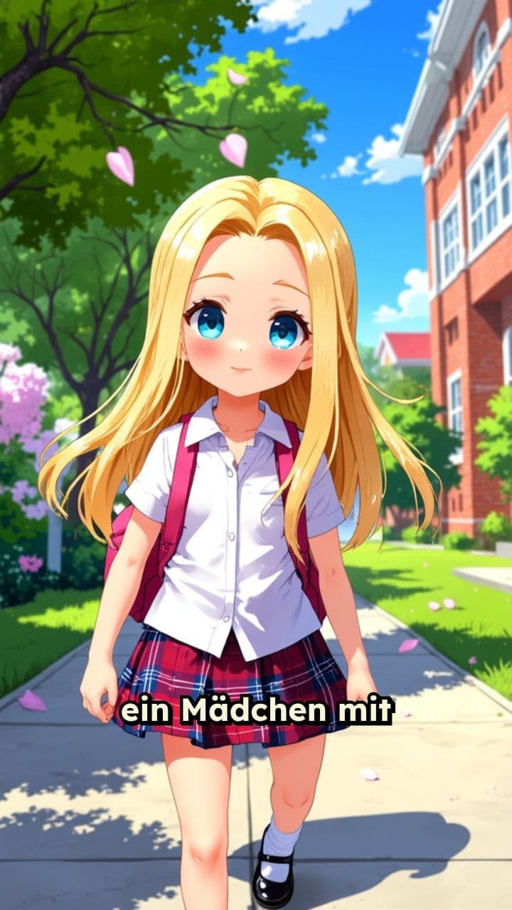 Das Mädchen mit den blonden Haaren