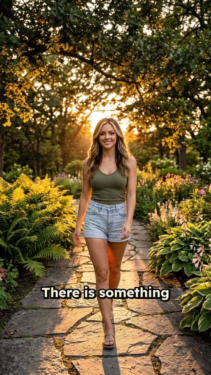 Golden Hour in the Garden