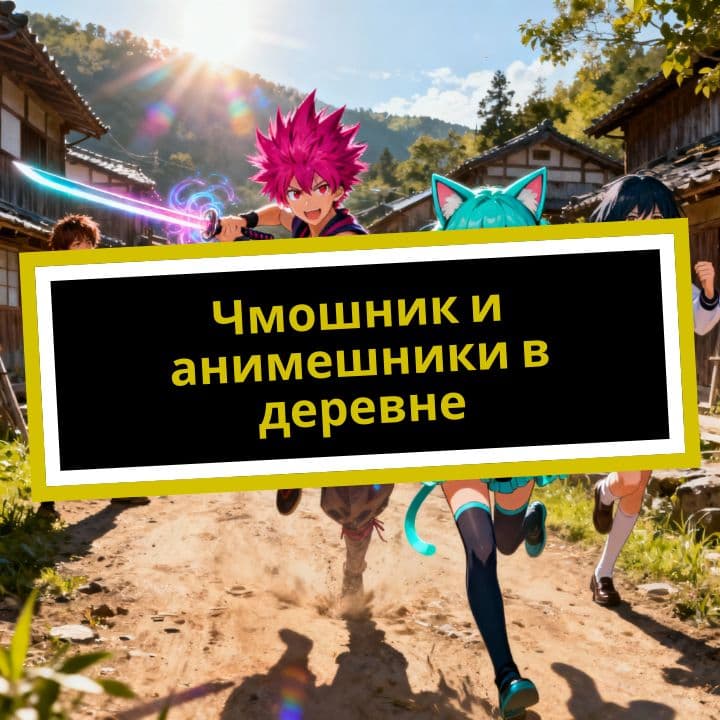 Чмошник и анимешники в деревне