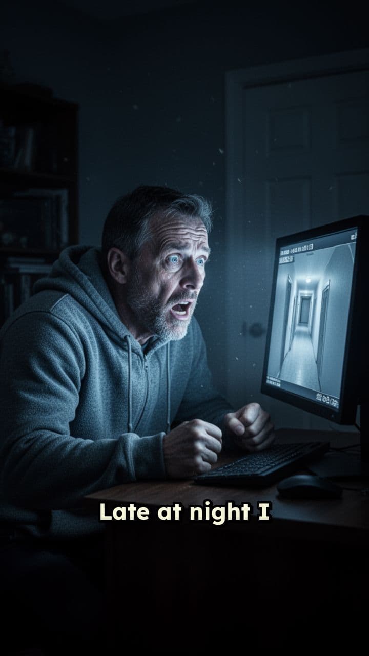 Glitching Figure in My Hallway