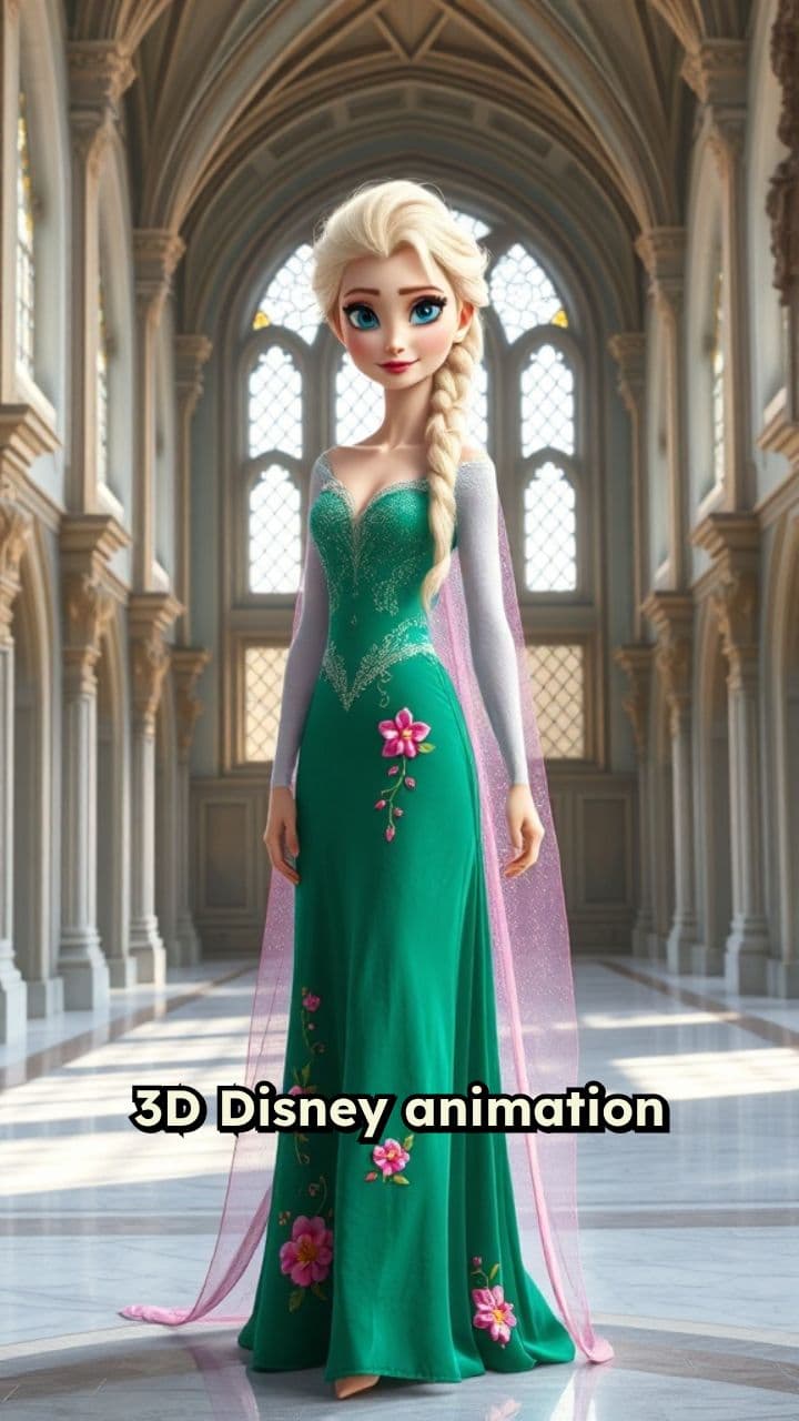 Elsa’s Frosty Christmas Transformation