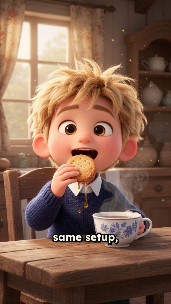 Tea-Soaked Biscuit Family Moment