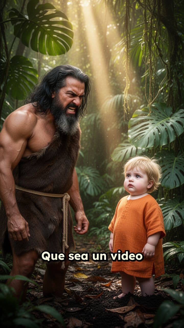 Tun Tun Tun Sahur enfadado en la selva