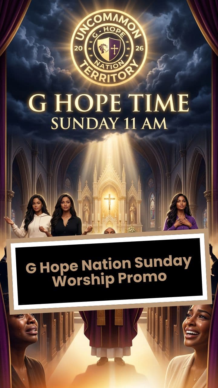 G Hope Nation Sunday Worship Promo