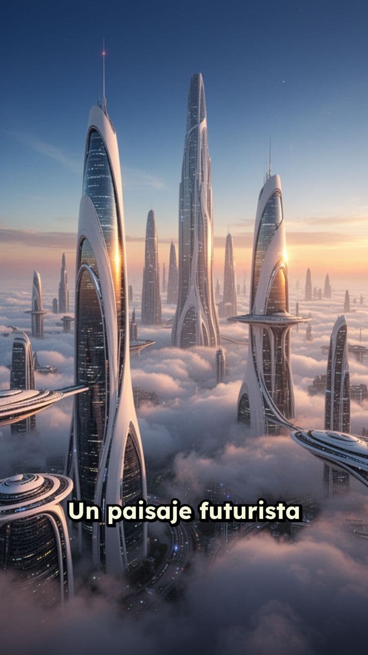 Elara y el robot de Neo-Arcadia