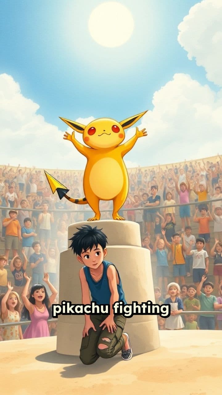 Pikachu Beats a Human