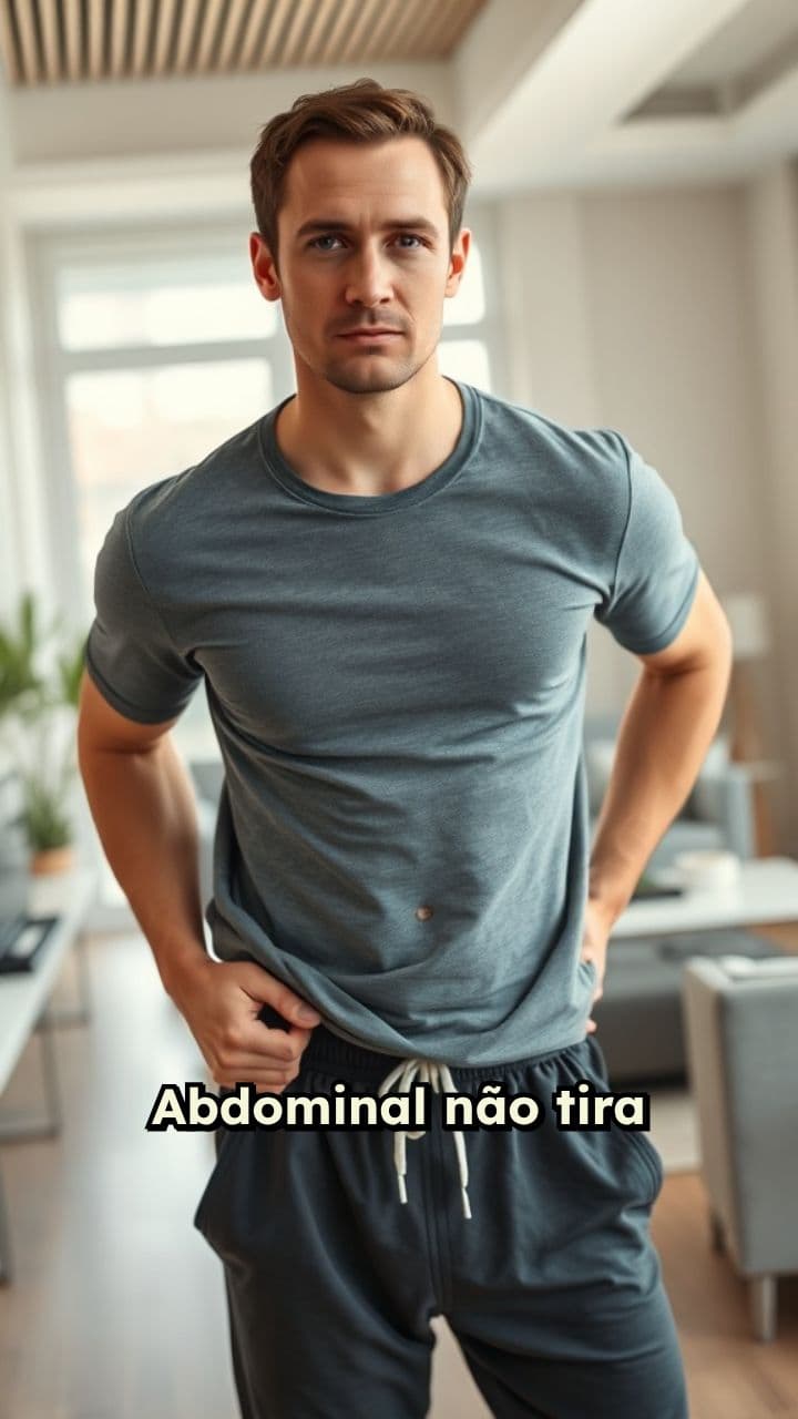 Abdominal não tira barriga