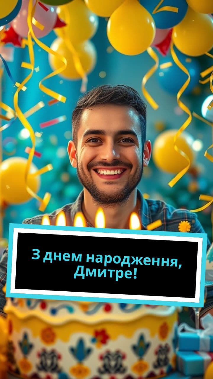 З днем народження, Дмитре!