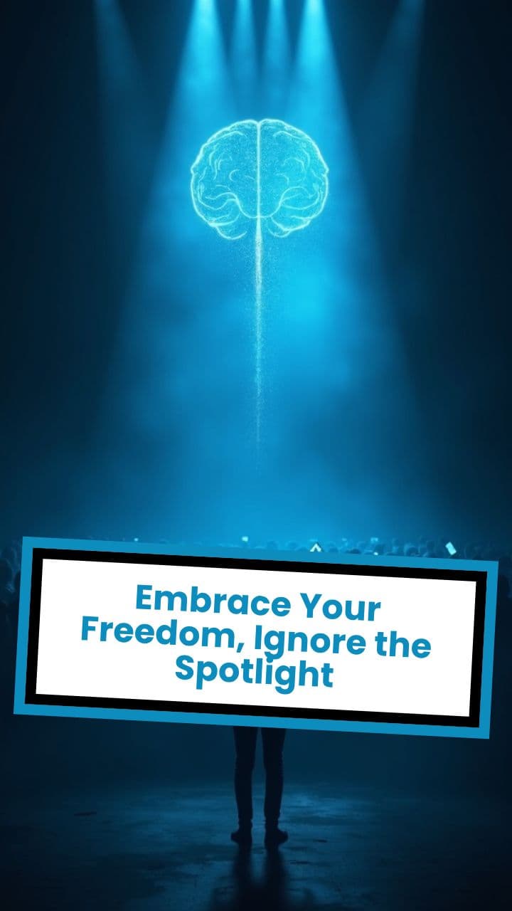 Embrace Your Freedom, Ignore the Spotlight
