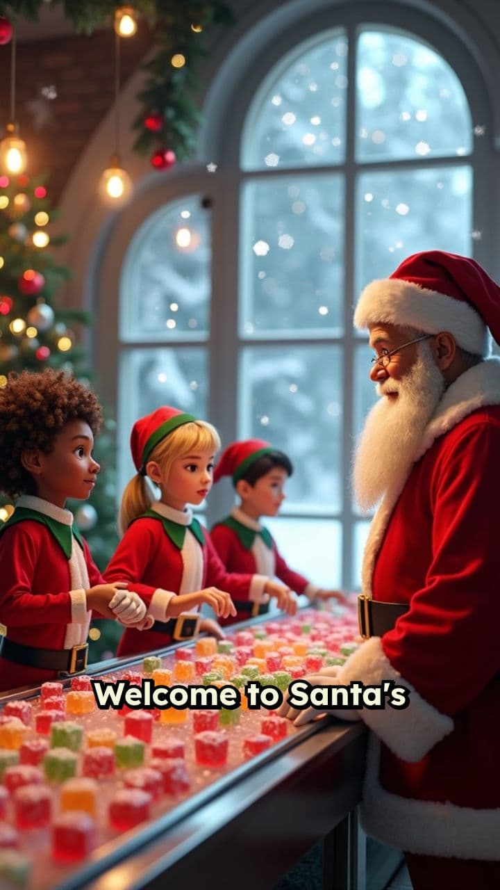 Santa's Magical Candy Workshop
