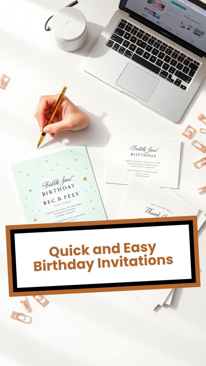 Quick and Easy Birthday Invitations