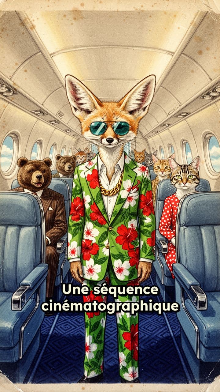 Fennec Sings in the Airplane Aisle