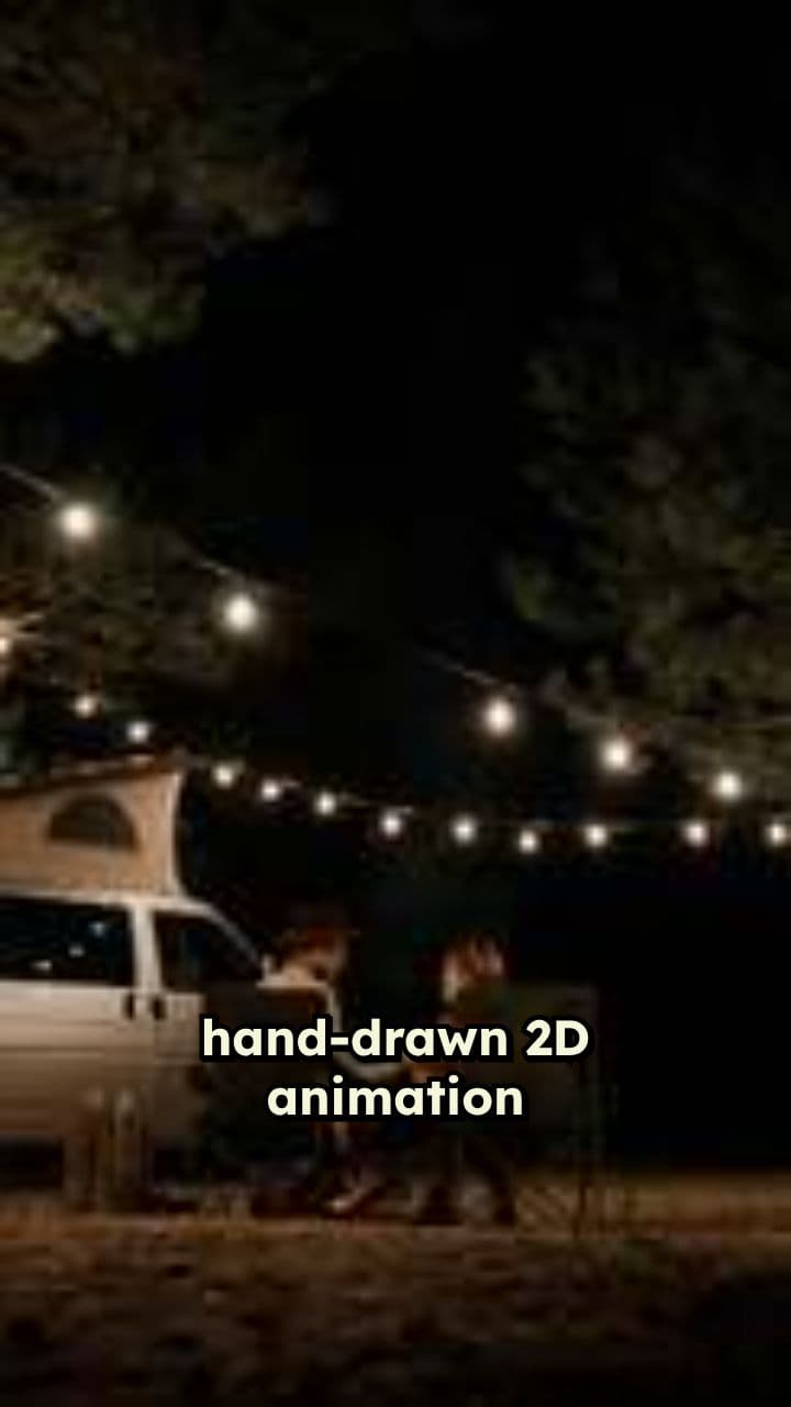 Teen Camper by Mountain Fire