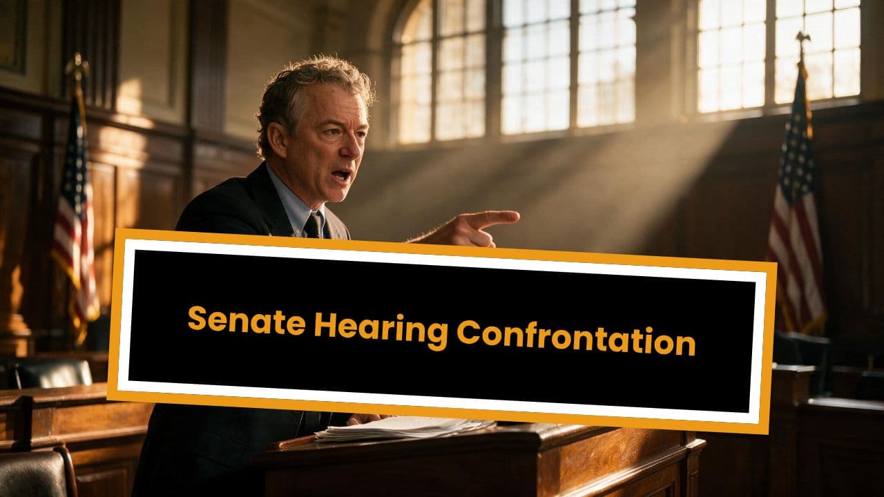Senate Hearing Confrontation