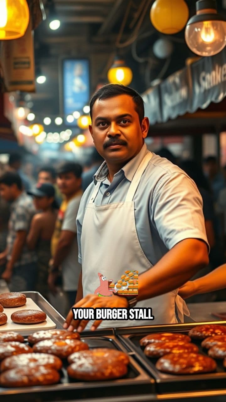 Break-Even Point for a Burger Stall