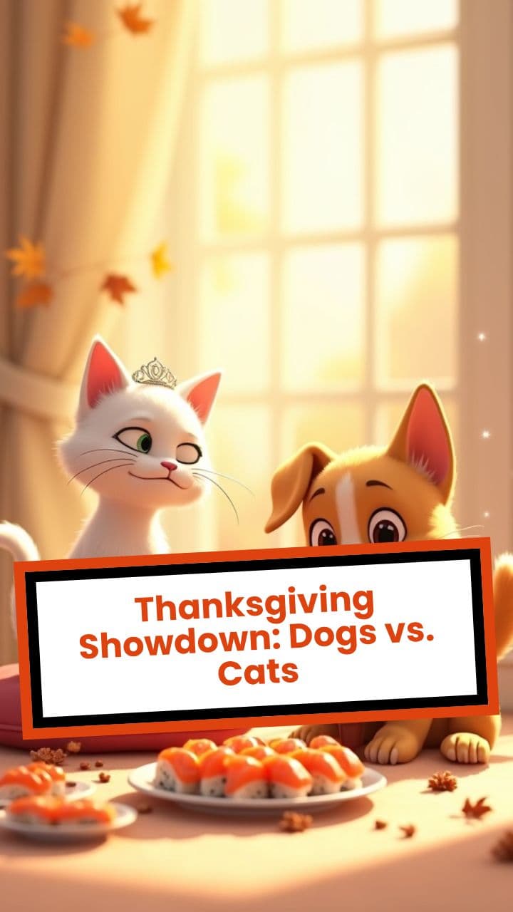Thanksgiving Showdown: Dogs vs. Cats