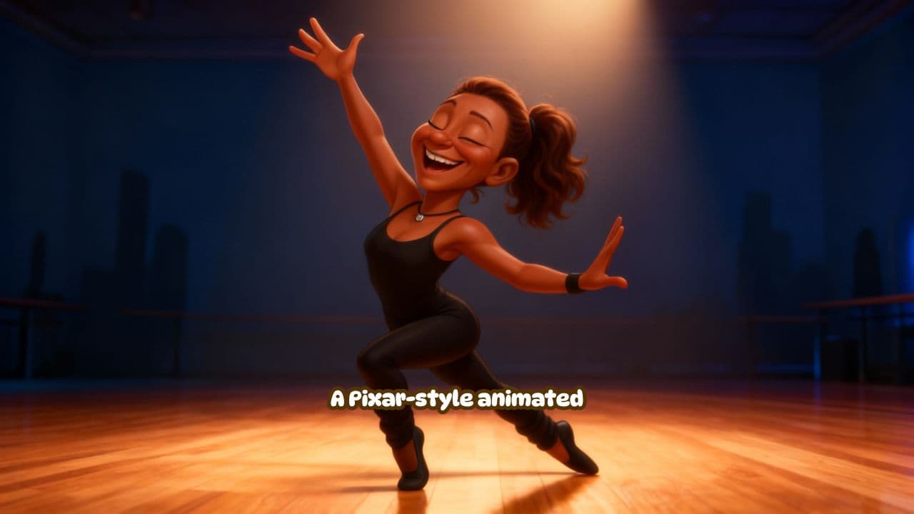 Joyful Dance in the Spotlight