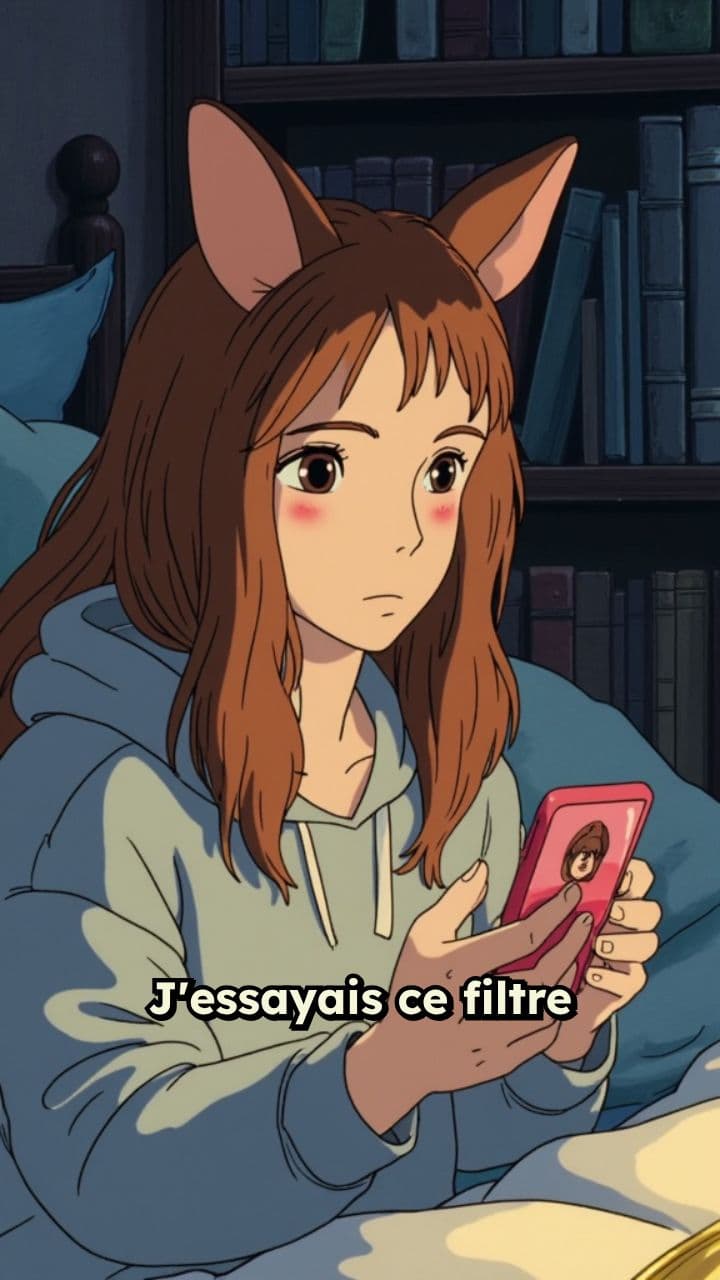 Visage mystérieux derrière l'écran