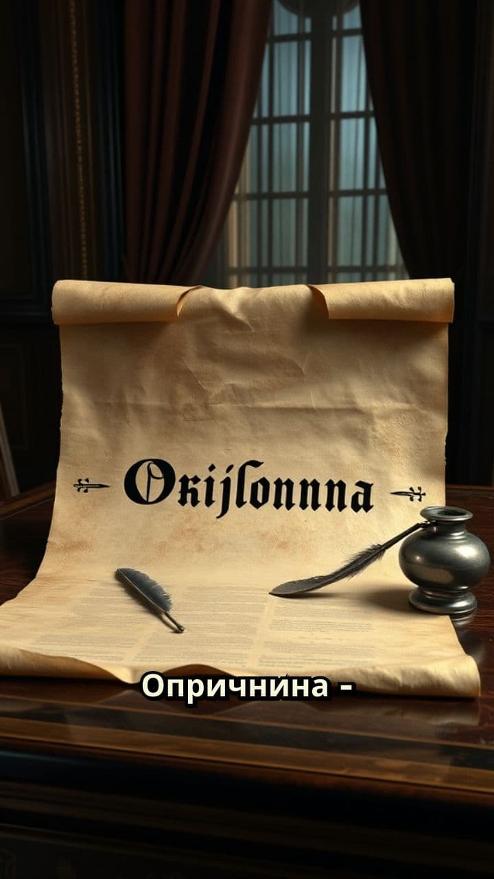 Опричнина Ивана Грозного