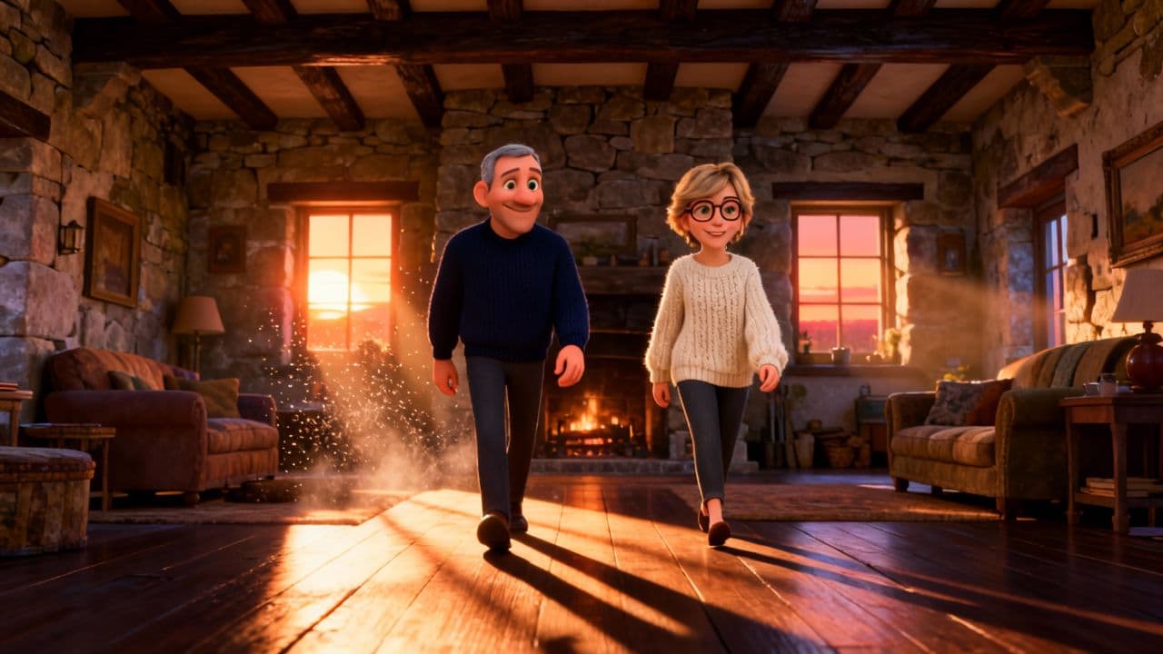 #7708-A Lifetime in a Hearth's Glow