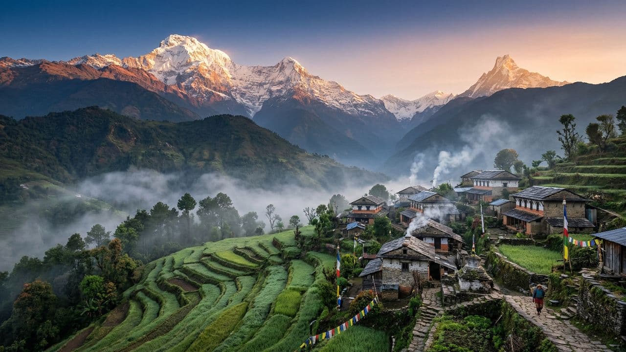 आमाको काख, मेरो संसार