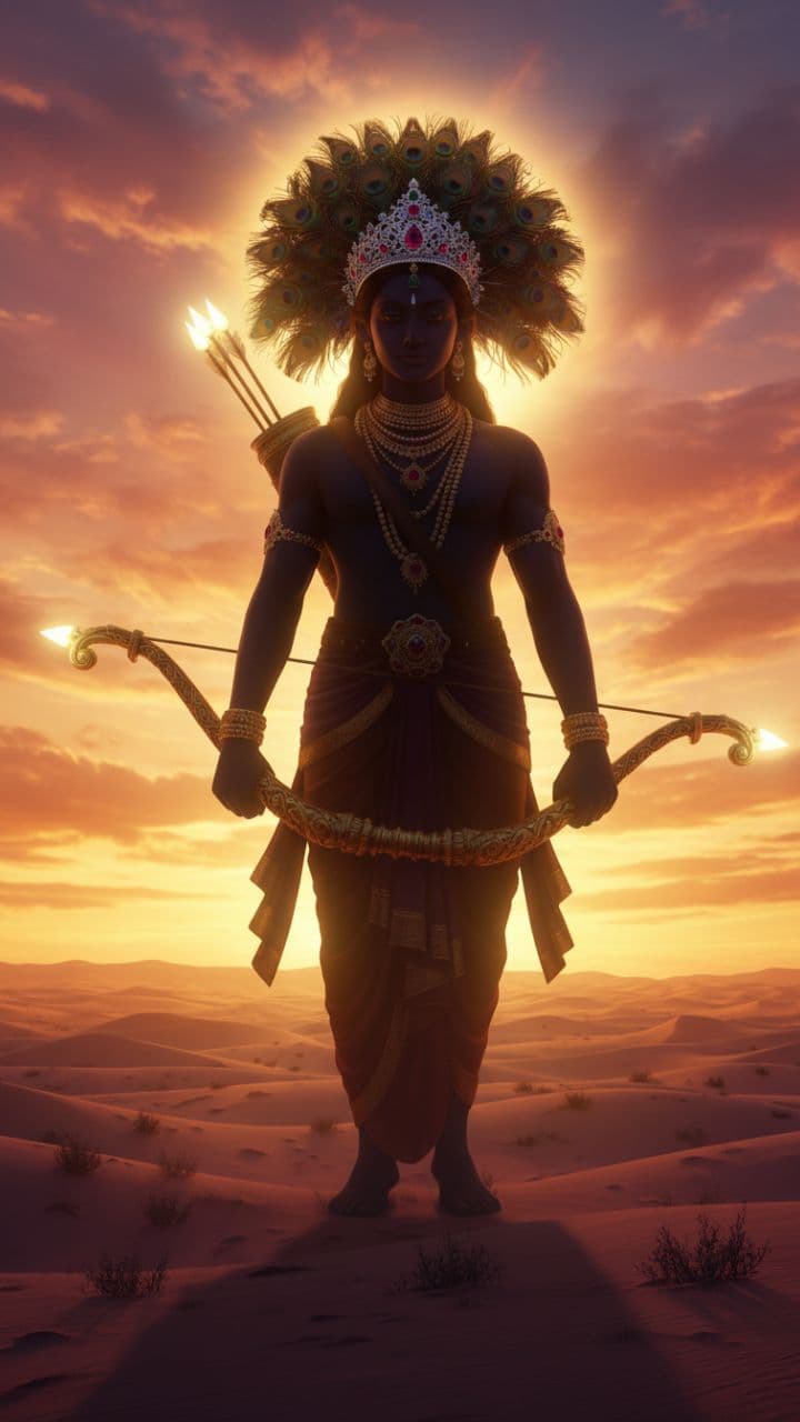 तीन बाण धारी भक्त की विपदा