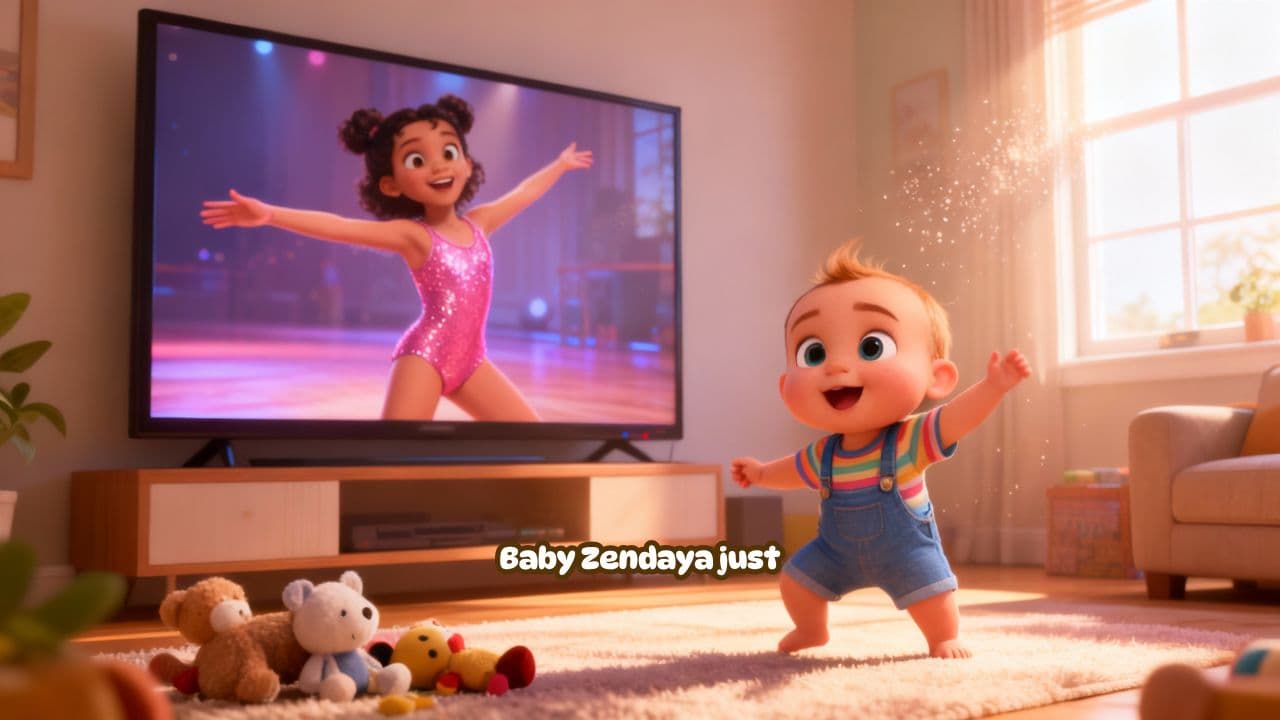 Toddler Inspired by Baby Zendaya's Dance