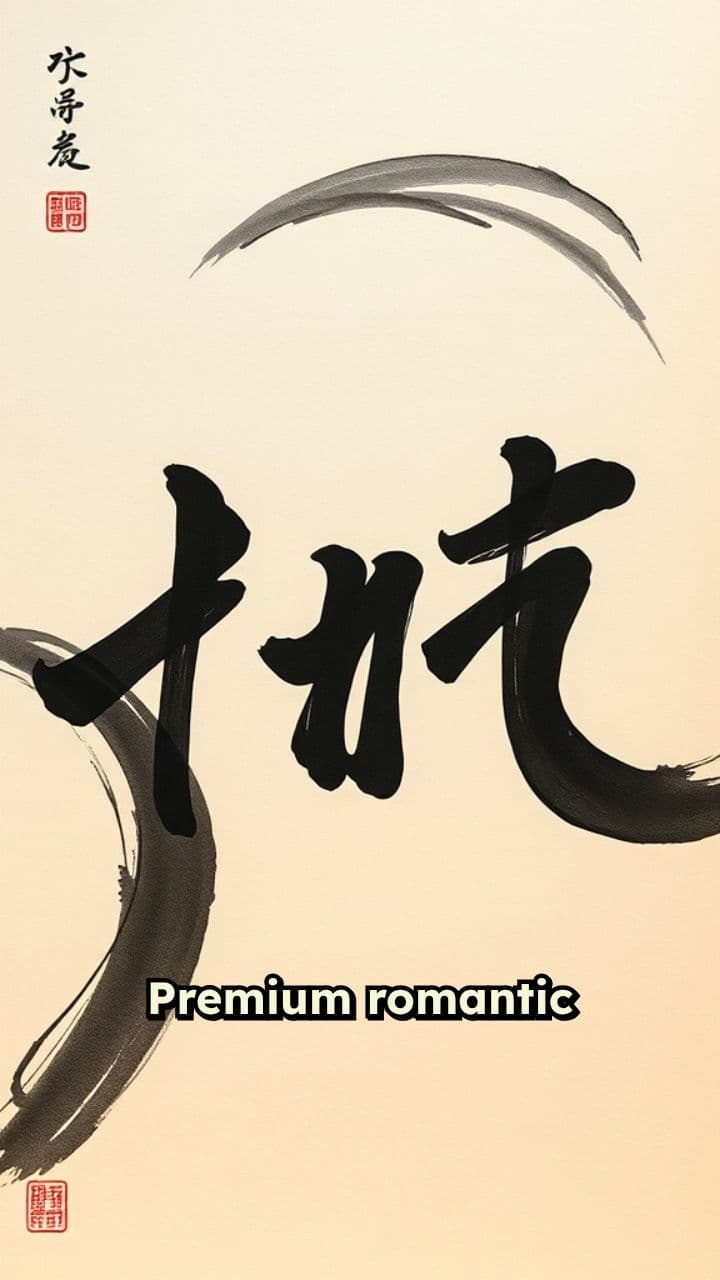 Elegant Calligraphy Portrait for Rintu & Ashish