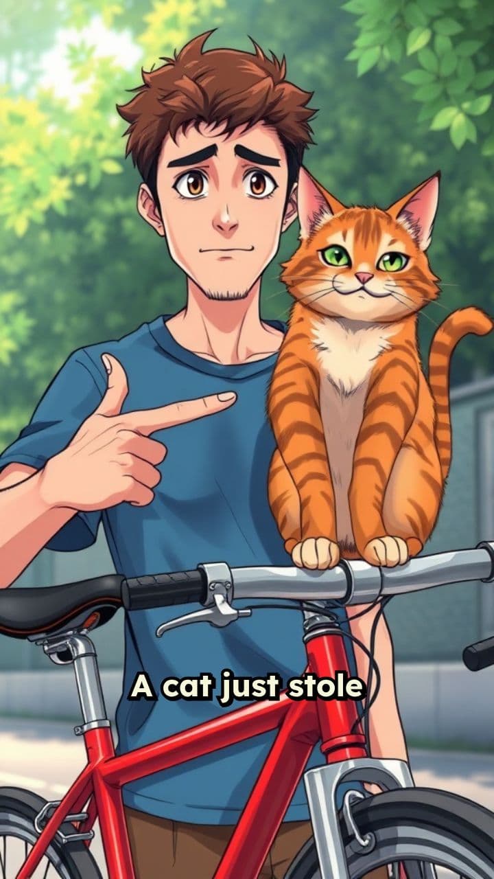 Cat Caught Attempting Bike Theft
