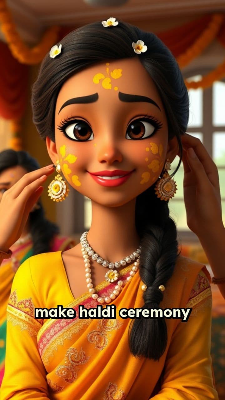 Haldi Ceremony Video for Bride