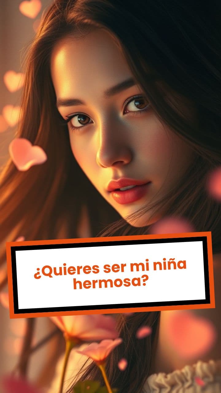 ¿Quieres ser mi niña hermosa?